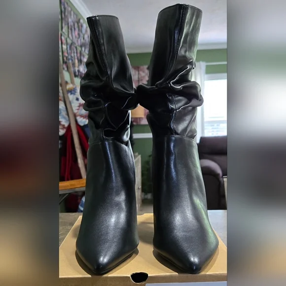 Coutgo Women's Mid Calf Slouchy Boots #740, 741, 742 - Picture 2 of 12